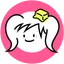 Yuki Suzuki のプロフィールアイコン。ピンクの縁にツインテールの線画のキャラクター。頭に溶けかけたバターを乗せている。